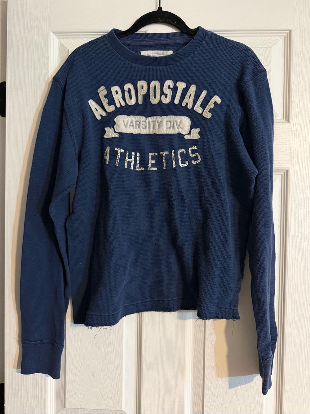 Aeropostale Y2K Distressed Thermal Long Sleeve